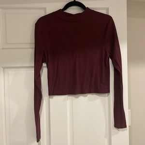 H&M mock neck tee